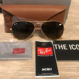 Brand New Ray Ban Aviator Sunglasses